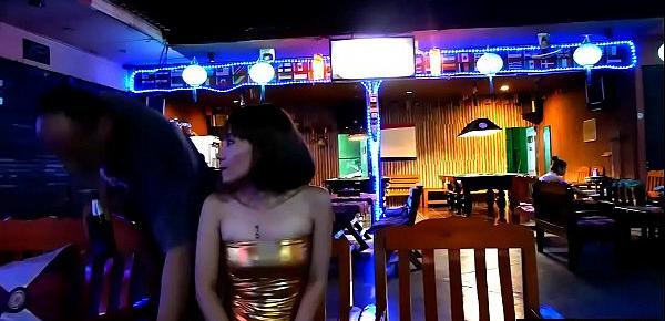  Petite Thai hooker wife goes with stranger short time